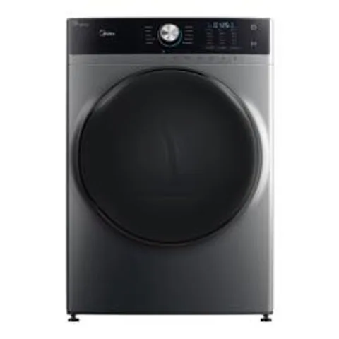 Secadora Eléctrica Midea MH04ED80 de Carga Frontal, 48.5lb de Capacidad, Color Gris